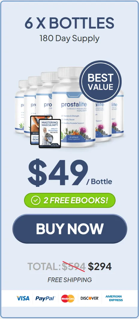 Protaflo supplement 6 bottles best value package